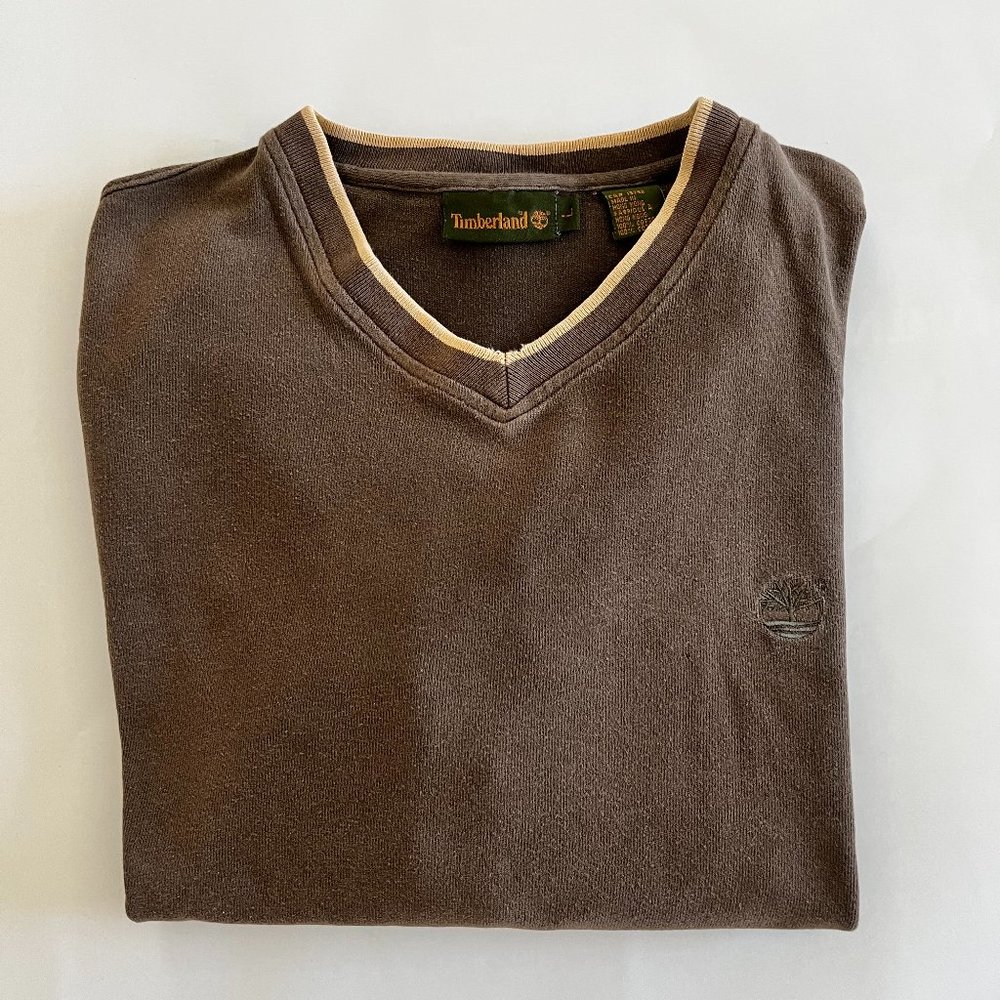 Authentic Timberland Pullover V Neck Sweatshirt